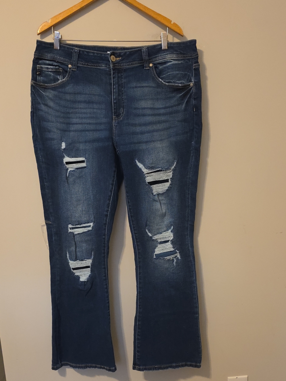 KanCan for Maurices Distressed Bootcut Jeans